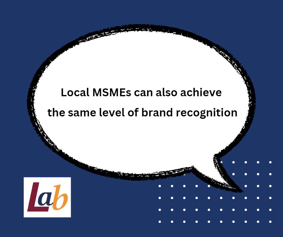 Brand recognition for MSMEs